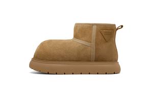 UNCLEWEN Утепленные зимние короткие снежные ботинки для женщин с противоскользящей подошвой и устойчивостью к истиранию, увеличивающие рост, верблюжий цвет, цвет Warm Winter Camel