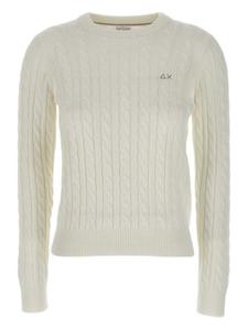 Свитер Sun68 с косичной вязкой