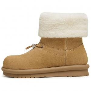 Teenmix Женские короткие зимние сапоги верблюжьего цвета, цвет Camel