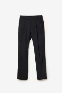 Брюки из эластичной шерсти и триацетата, стандартный крой, удобные брюки.