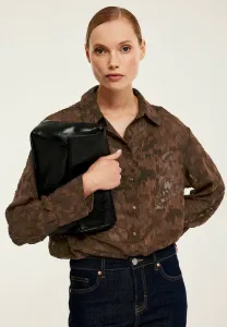 Блузка с узором на пуговицах Kappahl, Brown