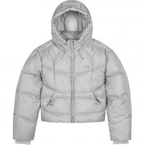 Женская пуховая куртка New Balance, серебряный