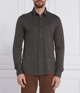 Рубашка roan_f Slim fit Boss, коричневый