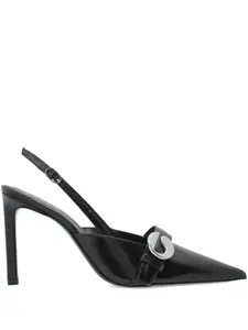 Туфли с заостренным носком и ремешком на пятке COPERNI, черный