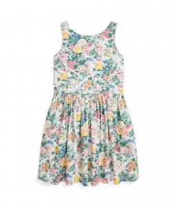 Платье Polo Ralph Lauren Kids Floral Cotton Dress, цвет Portia Floral