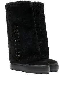 Ботинки на шнуровке Casadei, черный