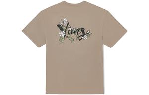 Футболка унисекс светло-коричневая Vans, коричневый