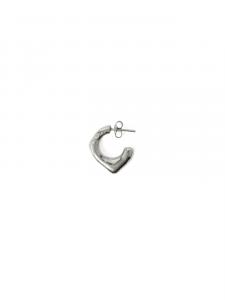 Серьги-полукольца Sunnei, серебряный