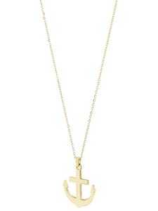 Adeliás Женское колье из нержавеющей стали, 45 см, золотое