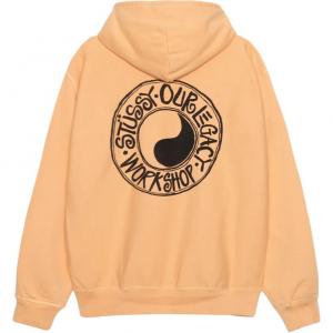 X Our Legacy Work Shop худи с пигментной окраской Buana Stussy, персиковый