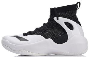 Баскетбольные кроссовки SONIC 6 V2 мужские высокие черные/белые Lining