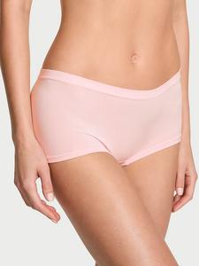 Бесшовные трусики-шорты с бантом Seamless, bow angel pink