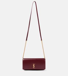 Кожаная сумка-кроссбоди Cassandre Saint Laurent, Rouge Merlot