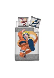 Набор постельного белья Naruto – 1 пододеяльник 140x200 & 1 наволочка 65x65 Cofi, серый 140x200+65x65см