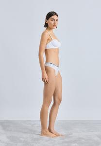 Трусы KARL LAGERFELD LOGO THONG 3 PACK, Black/White/Grey/Black