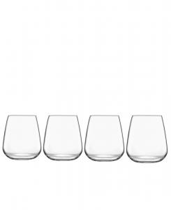 Набор из 4 бутылок Talismano DOF объемом 15,25 унций Luigi Bormioli, No Color