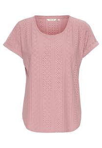 Футболка с принтом MIANNA  Cream, светло-красный