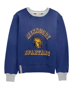 Синий свитер с круглым вырезом Champion, синий