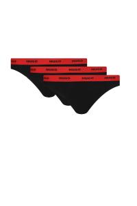 Стринги Hugo Bodywear 3-pack TRIPLET THONG STRIPE, черный