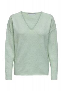 Вязаный женский свитер с V-образным вырезом ONLY, цвет Subtle