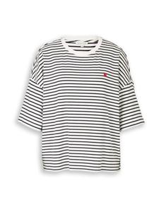 TOM TAILOR Футболка оверсайз в цвете офф-уайт