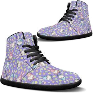 Пасхальные босоножки для женщин с голой пяткой, легкие кроссовки с широкой носочной частью, противоскользящие, высокие, с подошвой нулевого перепада GETELINSENG, Rabbit Gnome Egg