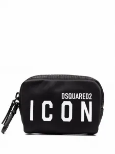 Косметичка с логотипом DSQUARED2, черный