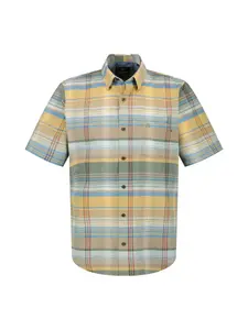 Рубашка LERROS с короткими рукавами "Летняя рубашка LERROS в крупную клетку", цвет Mango