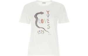 Футболка Saint Laurent женская, белый