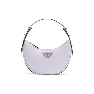 PRADA Кожаная портативная сумка через плечо, женская наплечная сумка light purple
