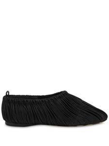 Moschino балетки из смесового хлопка, черный