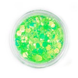 Неоновая пудра для ногтей - DAZZLING NEON 04, Raisin