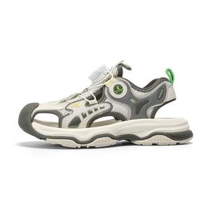 Дышащие, влагоотводящие, низкие детские сандалии для детей NAVIGARE, зеленый