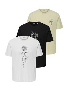 Широкие брюки со складками спереди Only \u0026 Sons ONSJEFF, Pastel green/Black/White