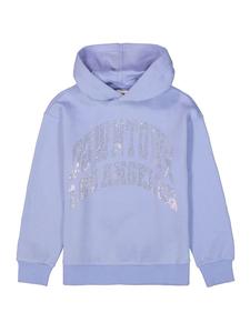 Толстовка с блестящим принтом в морозно-голубом цвете Garcia