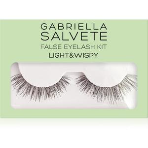 Набор накладных ресниц Gabriella Salvete Накладные ресницы Light & Wispy с клеем 1 шт