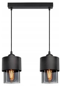 Подвесной светильник Kiki Design Berg, 12x80x32 см цвет schwarz/graphit