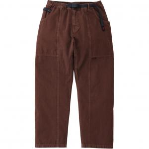 Брюки с поясом прямого кроя Gramicci, коричневый