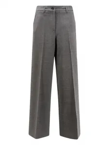 Брюки на пуговицах Aspesi, серый