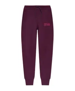 Спортивные штаны с вышитым логотипом Versace Jeans Couture, фиолетовый