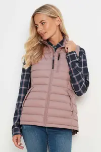 Пуховой жилет "Дракс" TOG24, розовый