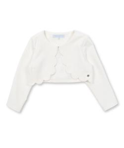 Куртка из эластичного трикотажа с волнистым краем (110–130 см)