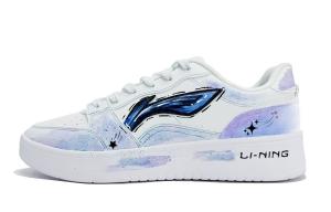 Li-Ning Li Ning Sycee Starry Night Reconstruction Slip Resistant Low top Skateboard Shoes Men's Blue Purple