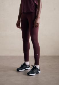 Леггинсы Nike Performance ONE, Burgundy Crush/White/Bordeaux