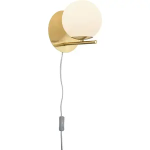 Бра TRIO Leuchten Pure E14 1 шт. Trio Leuchten, Messing weiß