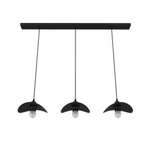 Подвесной светильник Lumicom Piuma, 30x30x30 см, черный