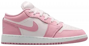 Кроссовки Air Jordan 1 Low GS, розовый