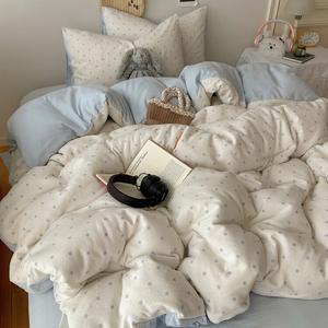 LUOLAI HOME Комплект постельного белья, 3 предмета, пододеяльник 150x200 см