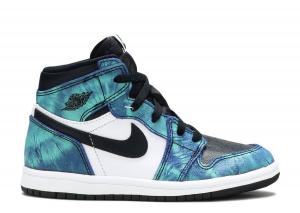 Кроссовки Air Jordan Air Jordan 1 Retro High Og Td 'Tie-Dye', зеленый