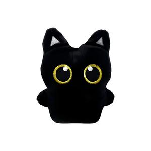 ZOCO Маленькая черная кошка плюшевый кулон высотой 10см